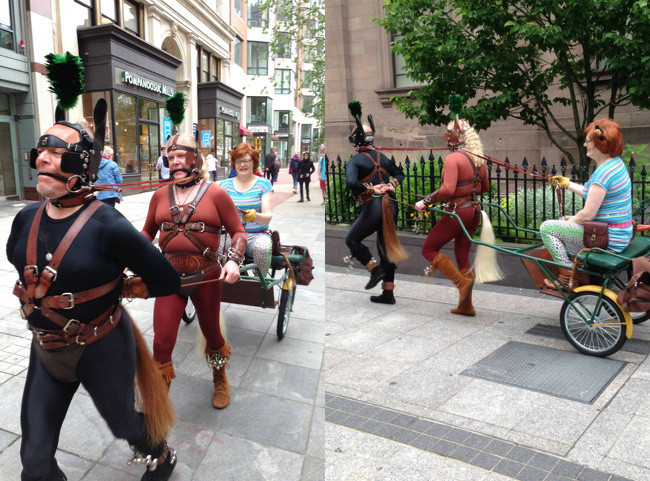 "Tôi đã nhìn cảnh này khi đi bộ ở Boston."