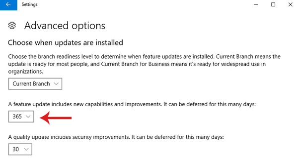 Mở ứng dụng Settings