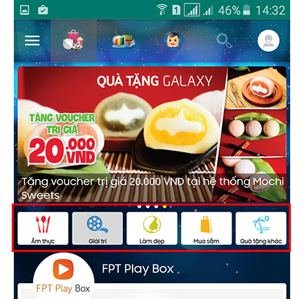 Tùy chọn ứng dụng