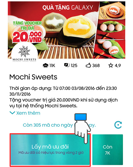 Lấy mã để sử dụng