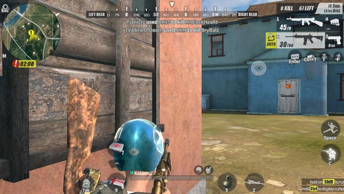 Liên tục đổi vị trí bắn