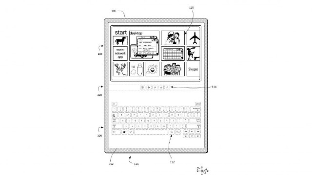 Microsoft sắp chế ra một máy tính bảng có thể gập lại