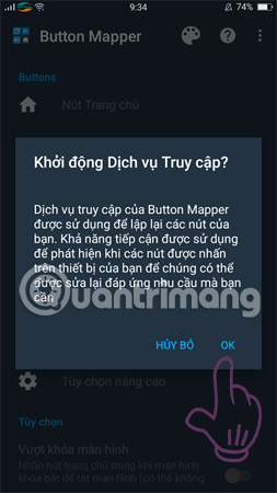 Kích hoạt Dịch vụ truy cập.