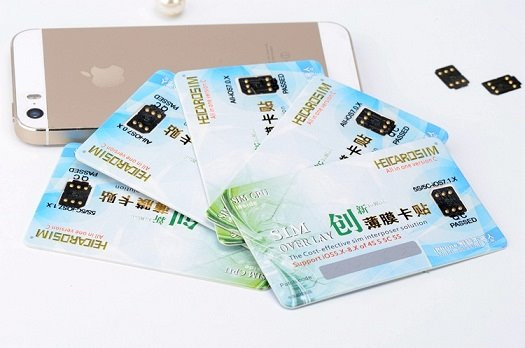 Một loại SIM ghép được bán trên thị trường 