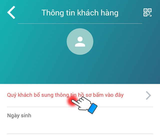 Bổ sung thông tin cho thuê bao 