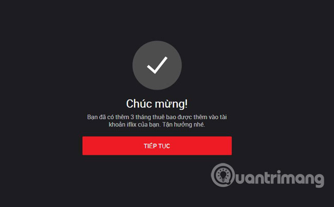 Đăng ký thành công.