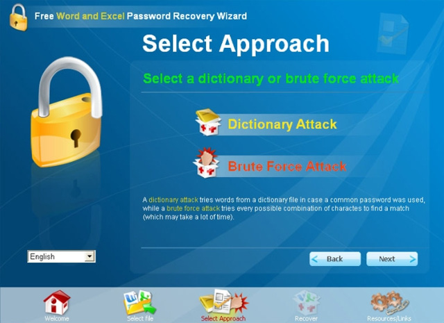 Công cụ Free Word and Excel Password Recovery Wizard