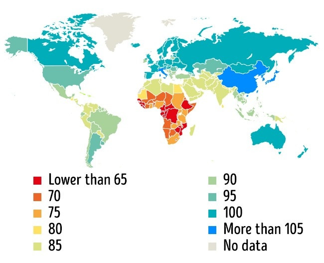 Mức IQ trung bình trên thế giới