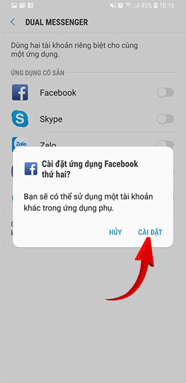 Cách đăng nhập 2 tài khoản Facebook trên Galaxy S9/ S9+