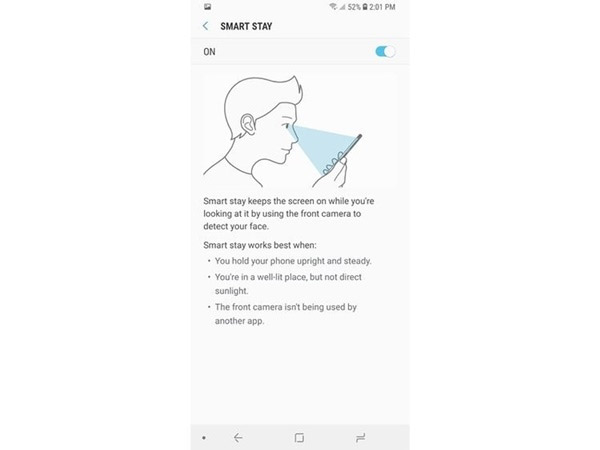 Giữ màn hình luôn sáng khi nhìn lâu