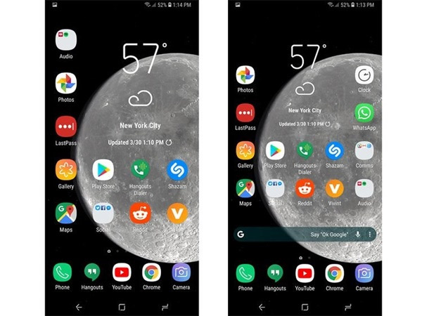 Thêm nhiều ứng dụng trên màn hình