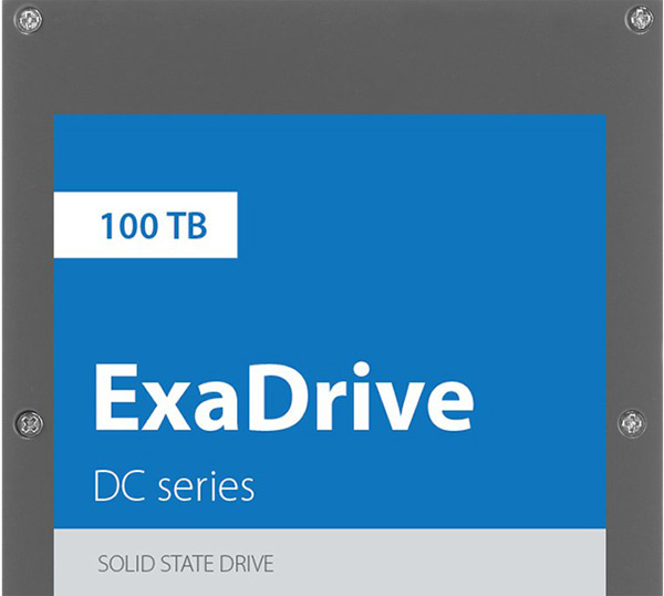  SSD ExaDrive DC100 có dung lượng lên đến 100TB