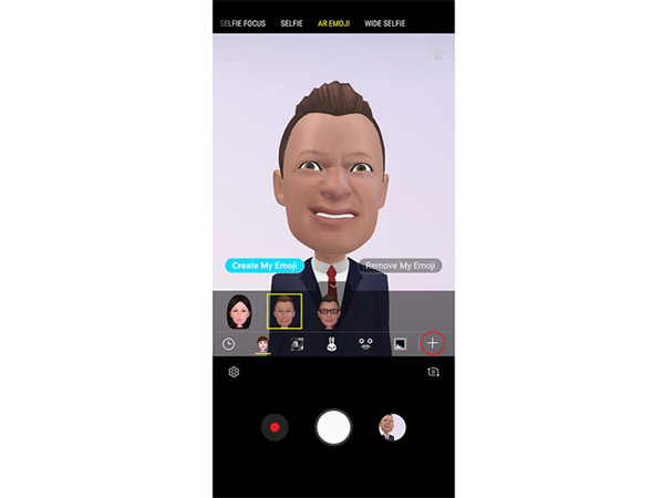 Nhấn vào biểu tượng dấu + ở góc dưới cùng