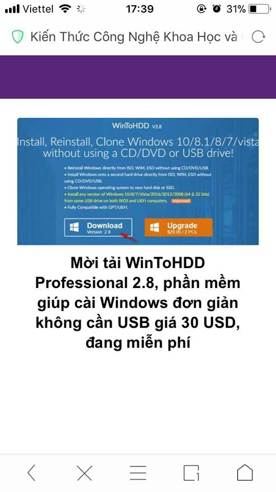 Vào Web ẩn danh UC Browser trên iPhone