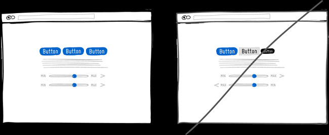 Cố gắng thống nhất giao diện thay vì làm mọi người "bối rối" trong quá trình sử dụng