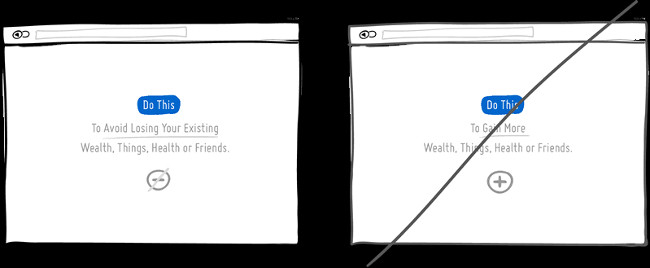 Thử nhắc tới việc tránh mất mát thay vì nhấn mạnh vào những lợi ích có được