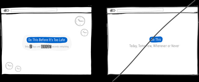 Thử thúc giục bằng cách giới hạn thời gian