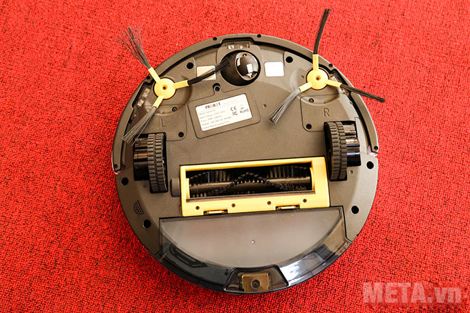 Mặt sau robot hút bụi