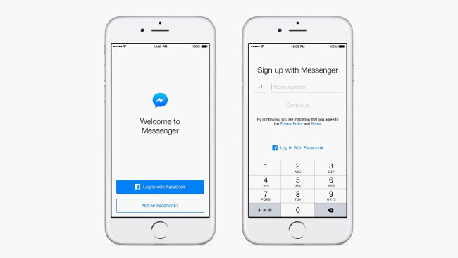 Dùng Facebook Messenger mà không cần đăng kí Facebook