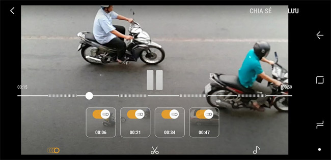 Tùy chỉnh video tại phần Chỉnh sửa video