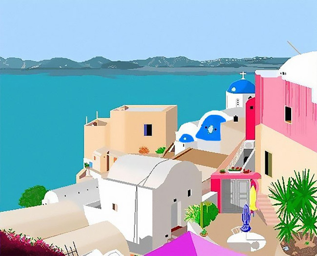 Tạo ra những tranh quá đẹp bằng Paint, cụ bà 87 tuổi trở thành hot Instagramer