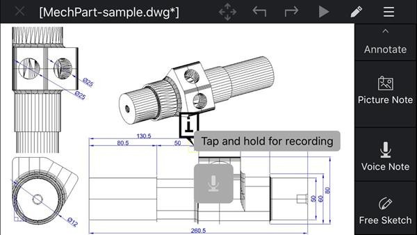 CorelCAD Mobile dành cho iOS
