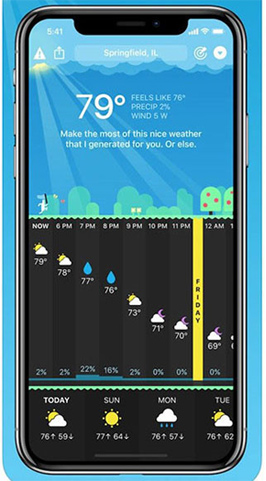Ứng dụng CARROT Weather