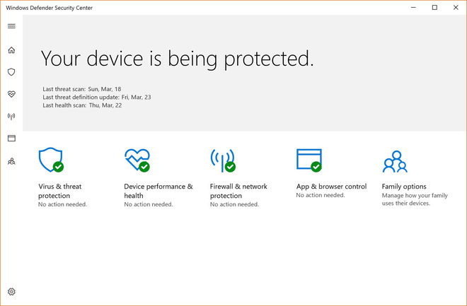  Windows Defender