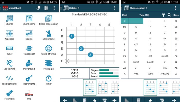 Giao diện smartChord