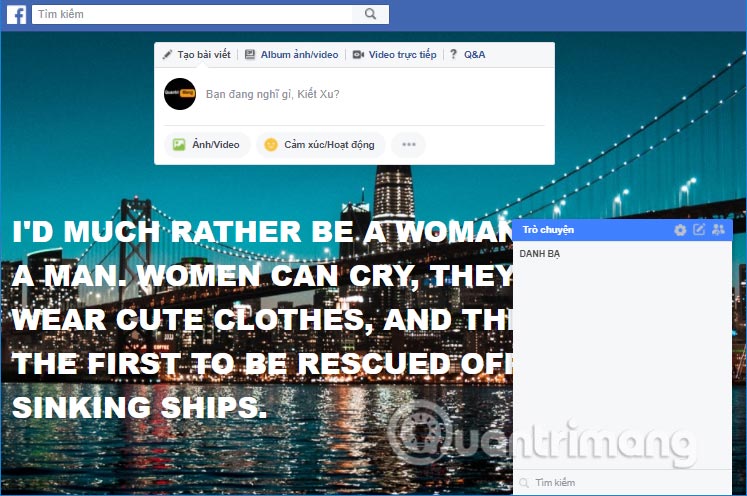 Đơn giản hóa Facebook 