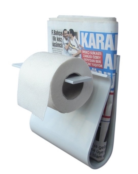 Bạn vừa đi vệ sinh vừa có thể đọc báo