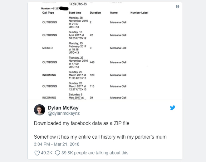Tất cả các cuộc gọi, tin nhắn trên điện thoại bị ghi lại