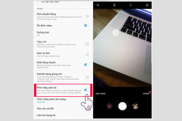 Cách kích hoạt Floating Camera button trên điện thoại Samsung