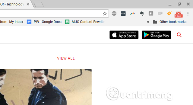 Thanh cuộn trình duyệt biến mất