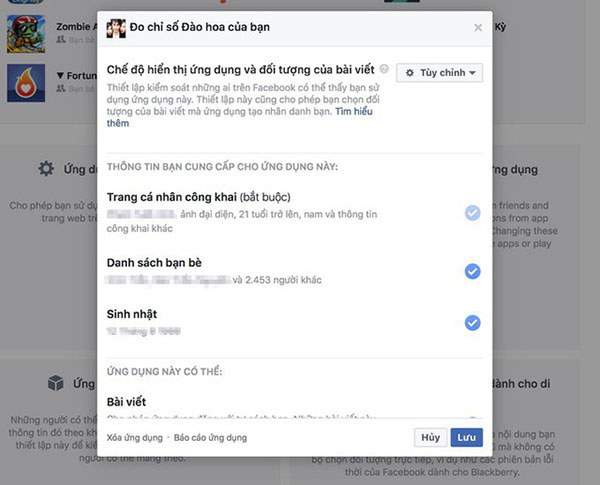 Hãy thận trọng khi bạn cấp quyền truy cập thông tin cho ứng dụng