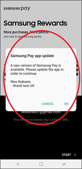 Update Samsung Pay