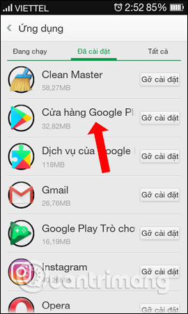 Mở Google Play
