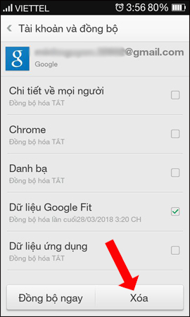 Xóa tài khoản Google 