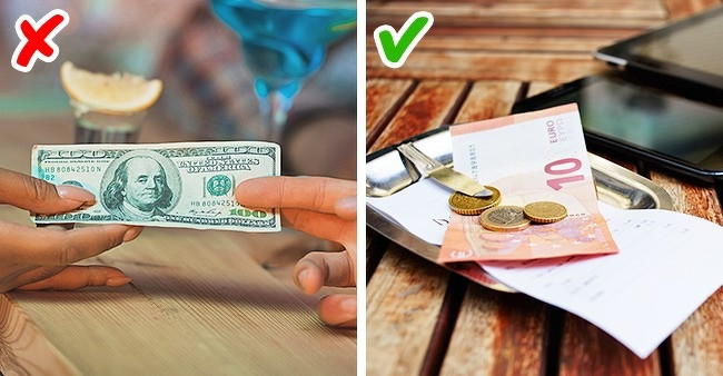 Không phải lúc nào cũng để tiền tips được