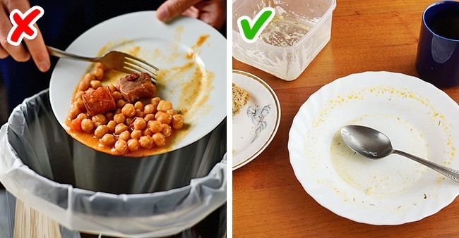 Đừng để lại thức ăn thừa trên đĩa