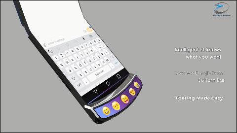 Hình mặt cười trên màn hình nhỏ 0,75 inch của Motorola RAZR V4