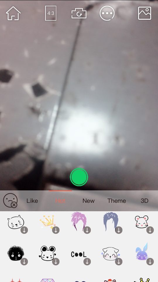 Vào mục Hot để tải hình mặt đen xì