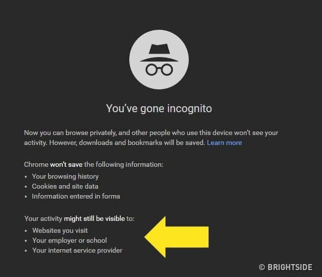 Trình duyệt web ẩn danh có thể bảo vệ dữ liệu của bạn