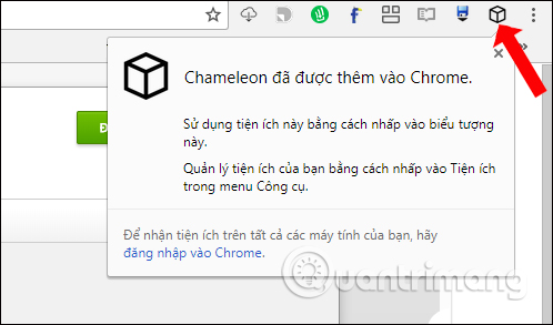 Thông báo từ tiện ích