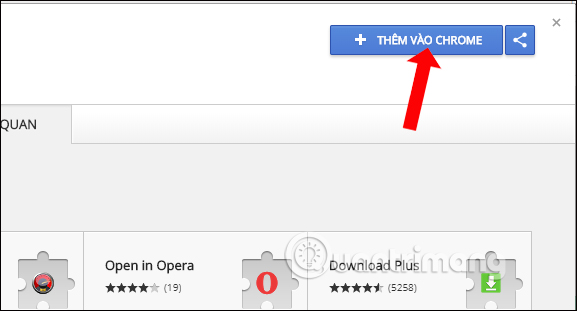 Cài tiện ích Chameleon