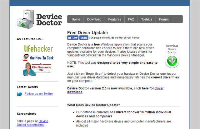 Phần mềm Device Doctor