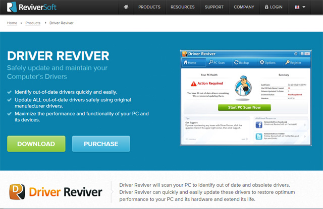 Phần mềm Driver Support