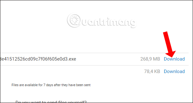 Tải dữ liệu trên Degoo