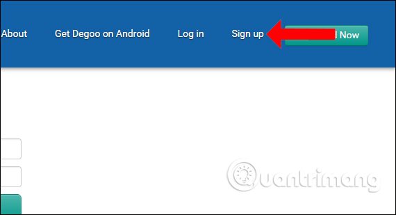 Tạo tài khoản Degoo