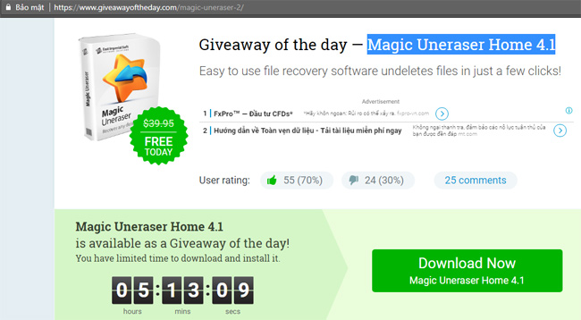Magic Uneraser Home 4.1 miễn phí